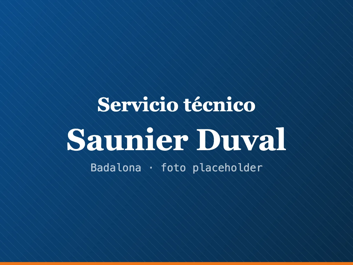 Servicio técnico de calderas Saunier Duval en Badalona