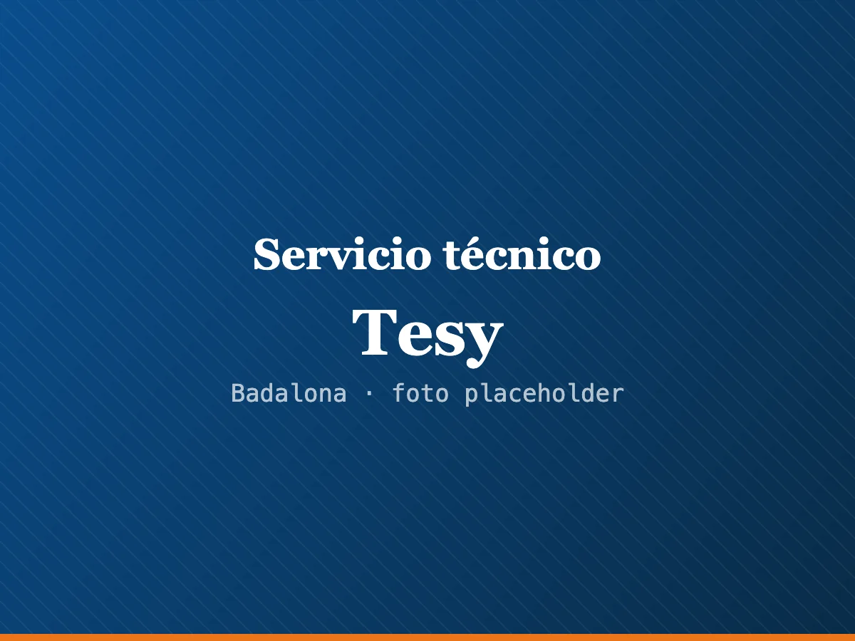 Servicio técnico Tesy en Badalona