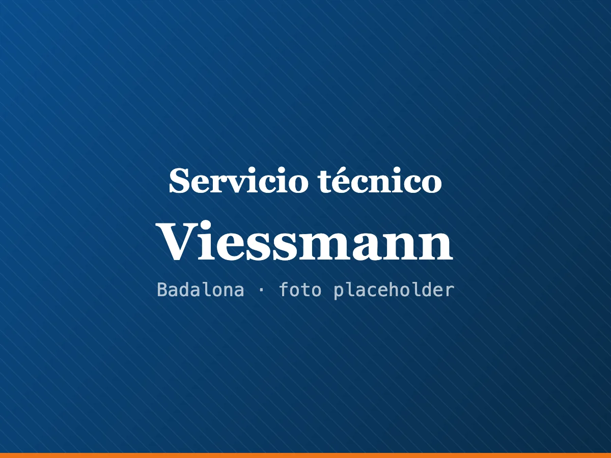 Servicio técnico de calderas Viessmann en Badalona